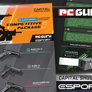 competitive pc guru esport gamer gamers game ajándék kártya csomag élmény játék counter strike csgo cs2