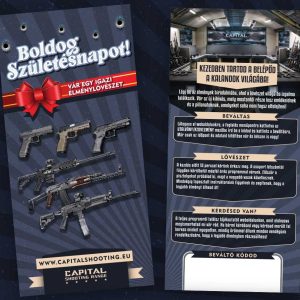 Boldog születésnapot kívánunk ajándék születésnapokra a capital shooting lőtér budapest webshop meglepetés
